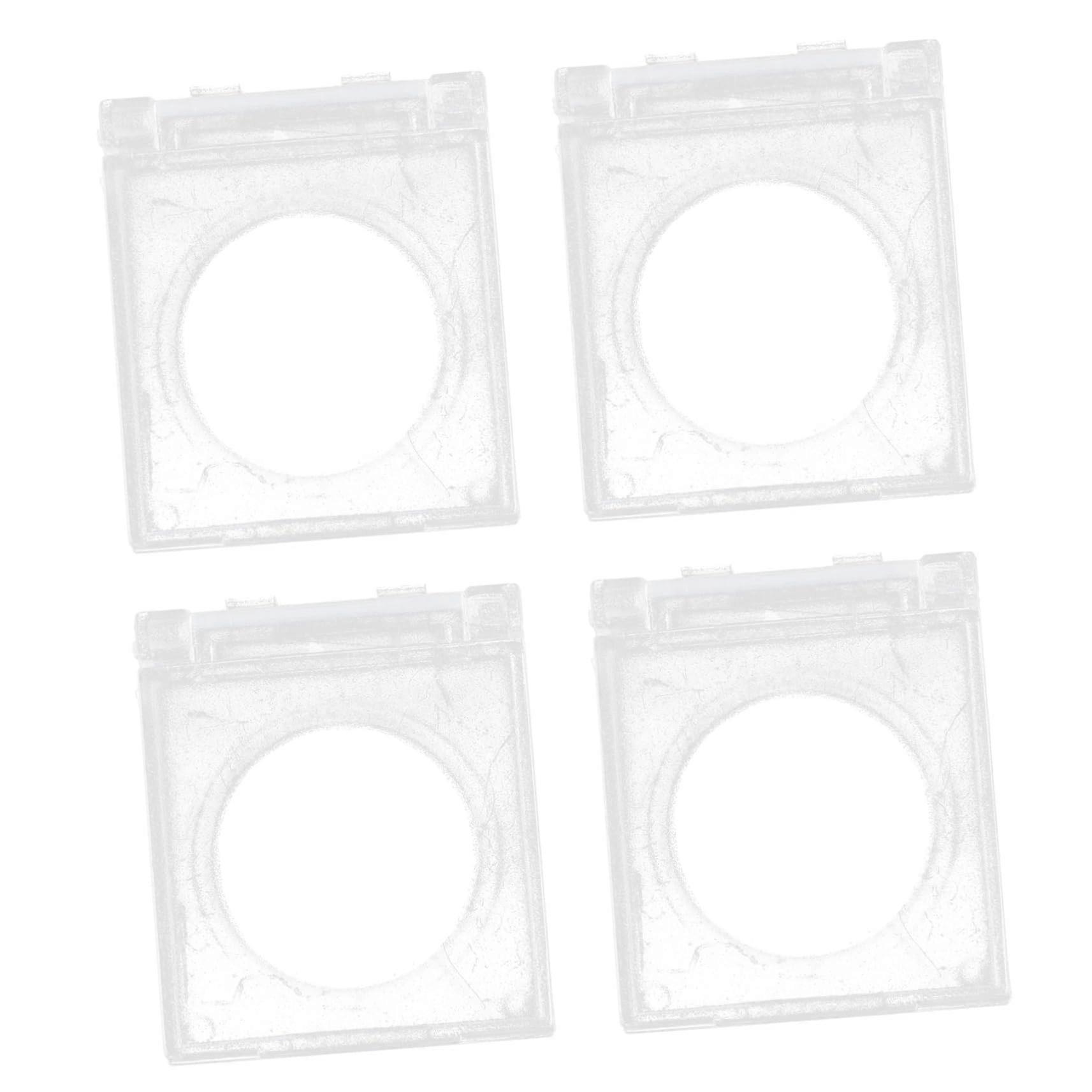 4-Piece Diamond Coated Protective Cover Set for Emergency Stop Button, Durable Material, Universal Fit, Safety Accessory