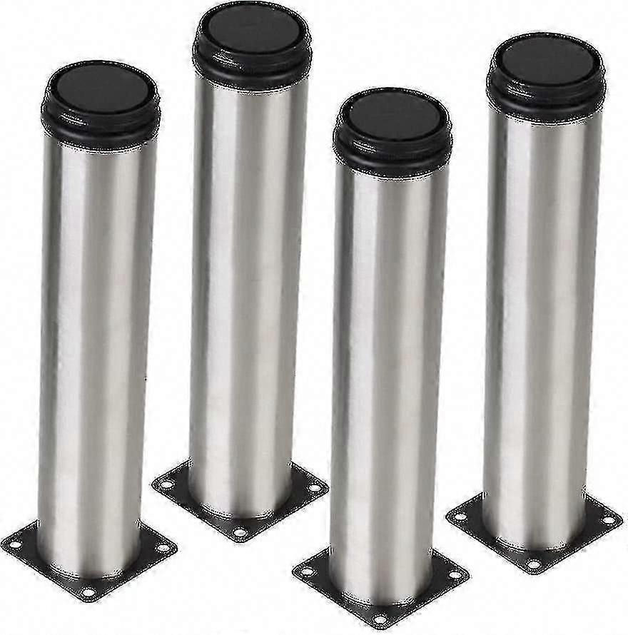 調節可能なステンレス鋼のキッチンテーブルの足50x250mmシルバーメタルキャビネットの足