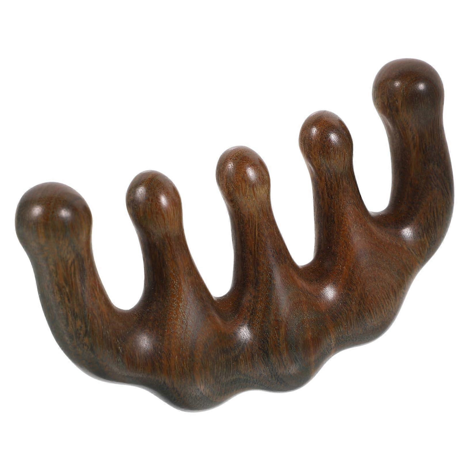 Sandalwood Massage Comb for Scalp Massage - Durable Skin-Friendly Wooden Craft for Stress Reduction and Relaxation