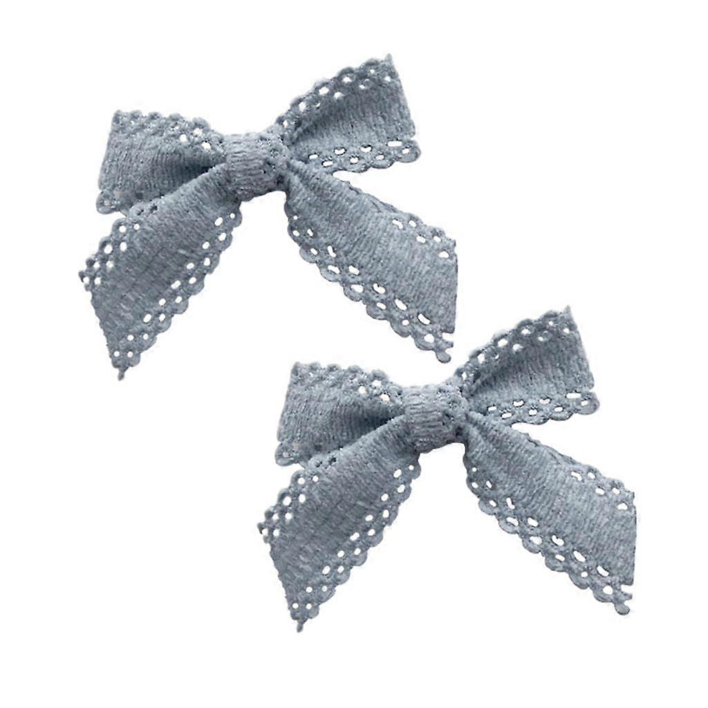 Flat Hair Clips Y2K Style Balletcore Headpiece Bundle Accessories Blue Bowknot