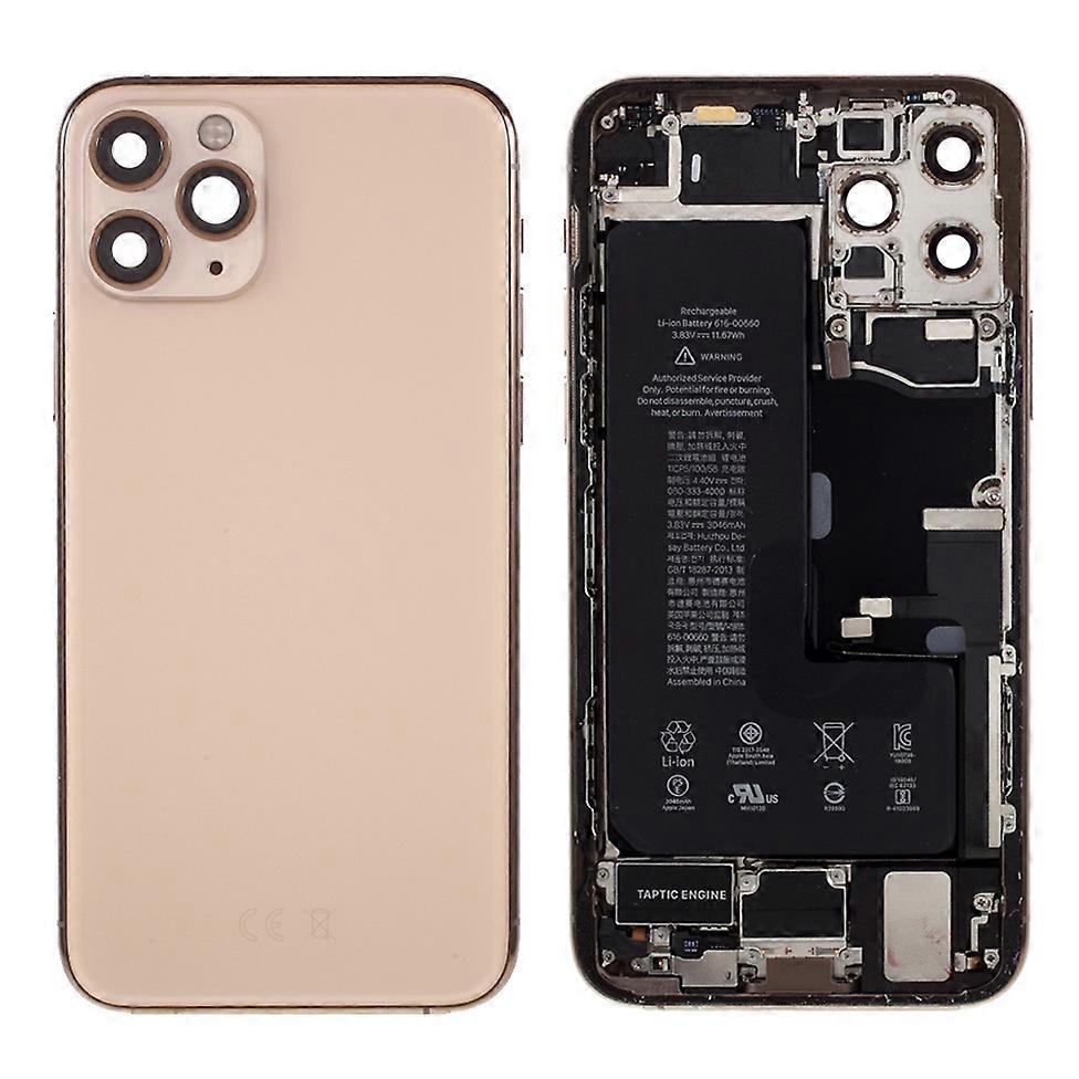 For iPhone 11 Pro 5.8 inch OEM Disassembly Back Housing Faceplate Assembly with 3046mAh Battery