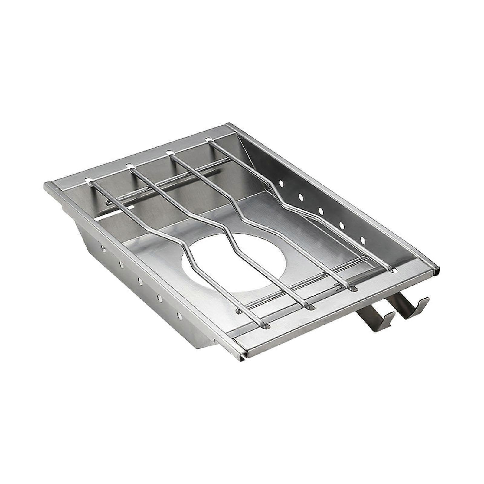 Stove plate frame, sinking cookware pots, stand for fishing, picnic, hiking'