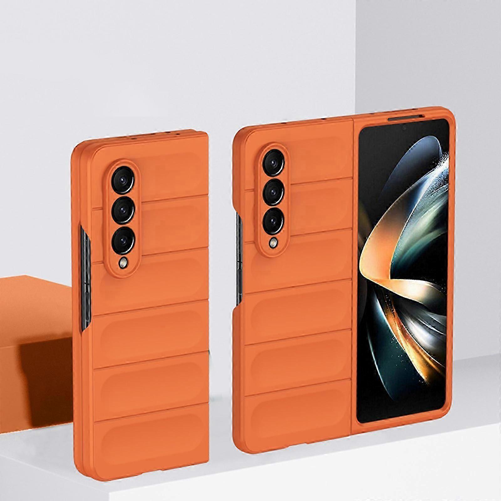 Galaxy Z Fold 5 Case, Silicone Gel Rubber Bumper Slim Hard PC Thin Shockproof Protective Phone Case for Samsung Galaxy Z Fold 5
