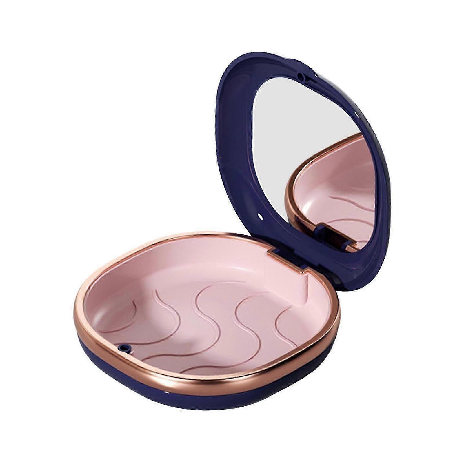 Mouth Guard Case Holder Convenient to Use with Mirror and Safe Material Suitable for Schoolbag Pocket