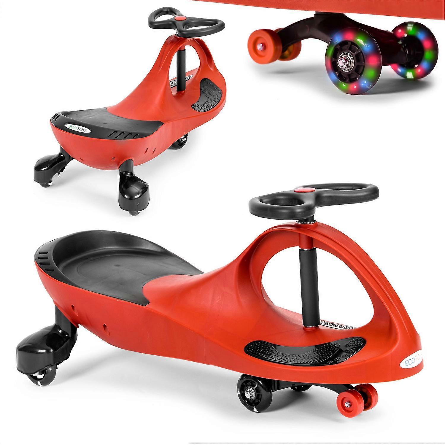 Vicious Auto Reitspielzeug LED Räder Rot ECOTOYS