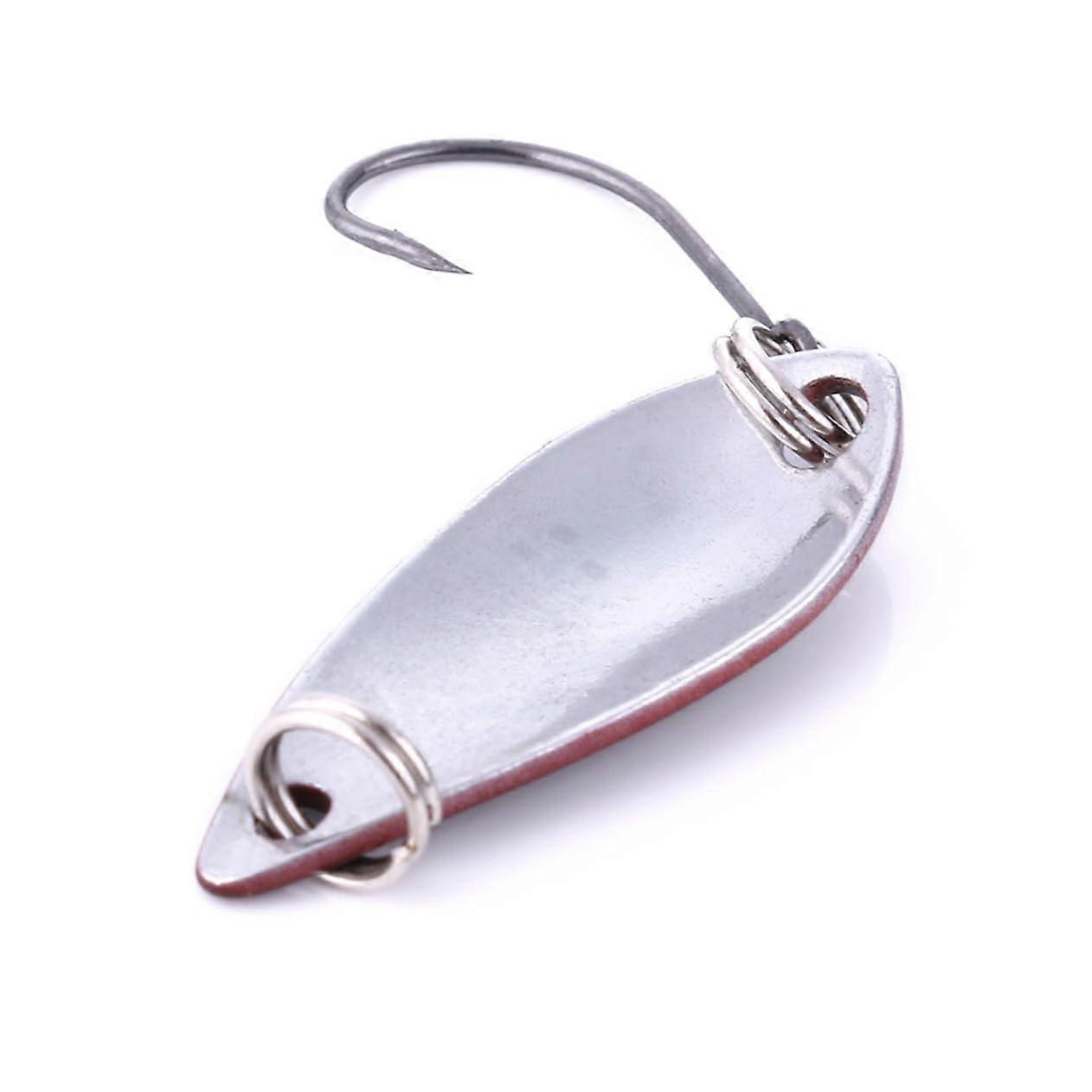Mini Fishing Lures 5 Pack with Single Hooks and Sequins for Baitcasting, Assorted Colors, Durable Materials
