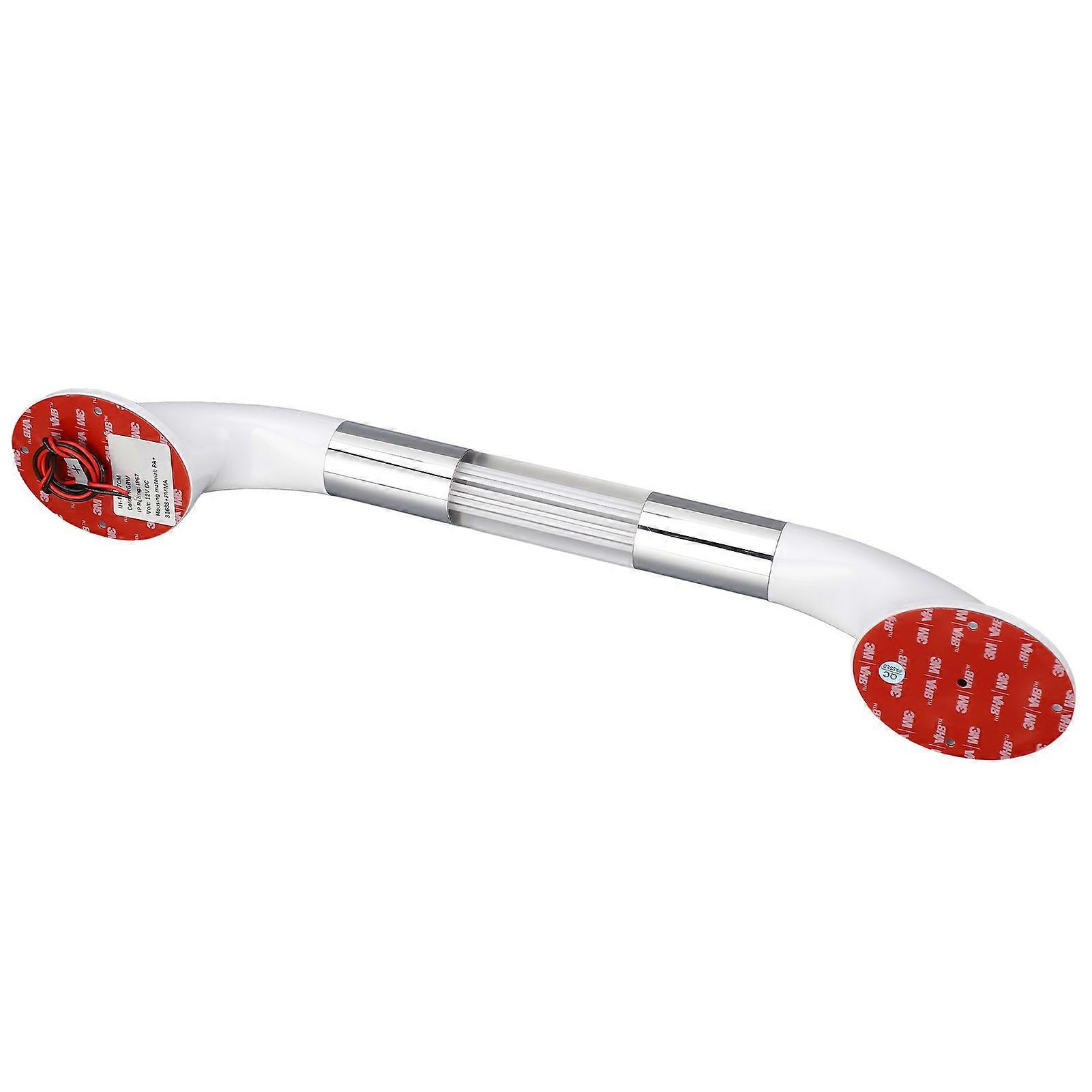 Boat Handrail Durable Waterproof LED Multifunctional Grab Bar Handle for Yacht Marine RV 12V Blue 0.2W