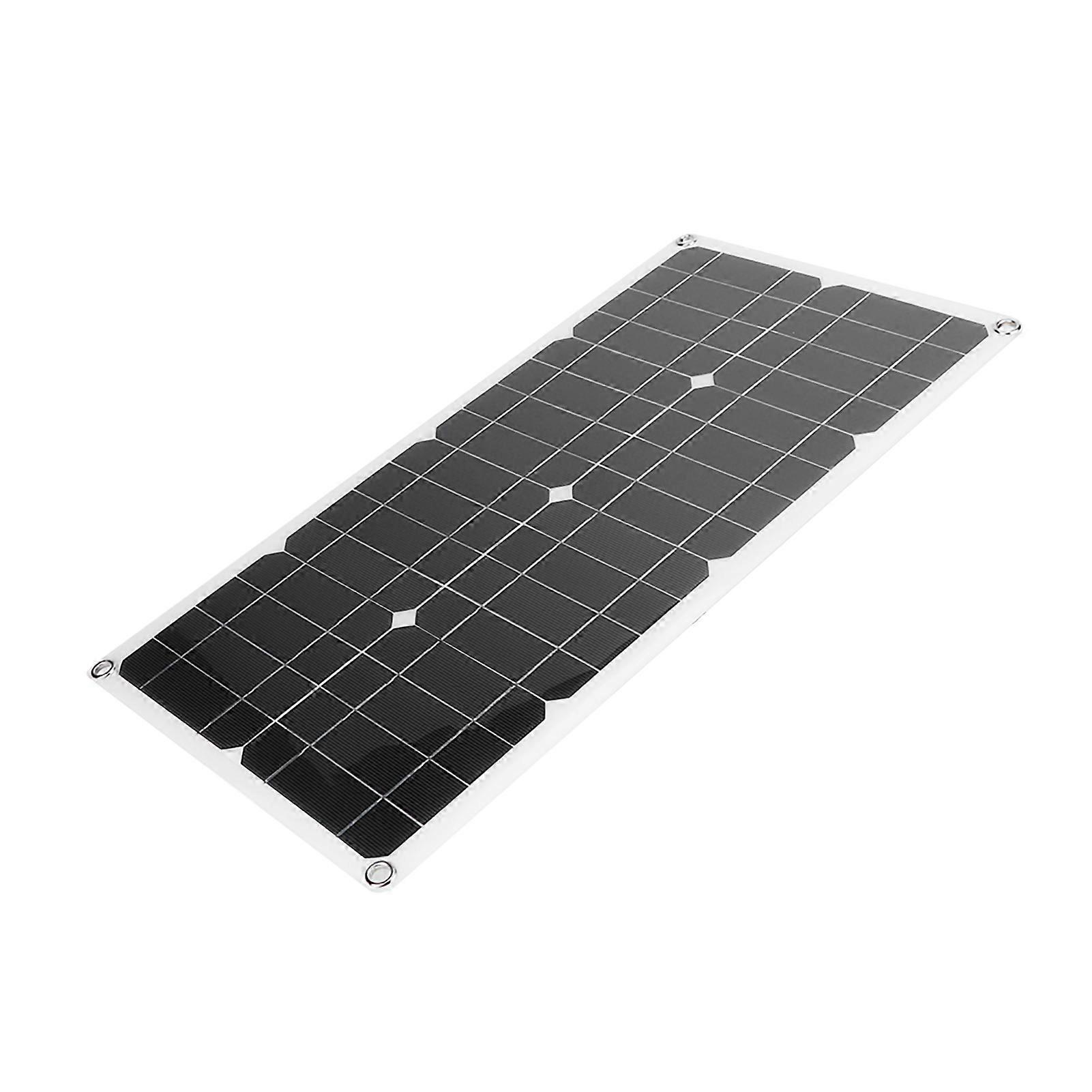 25W 18V Solarpanel 12V / 5V Dual USB IP65 Wasserdicht mit 12V / 24V PWM Controller Ladegerät für Auto RV Boot