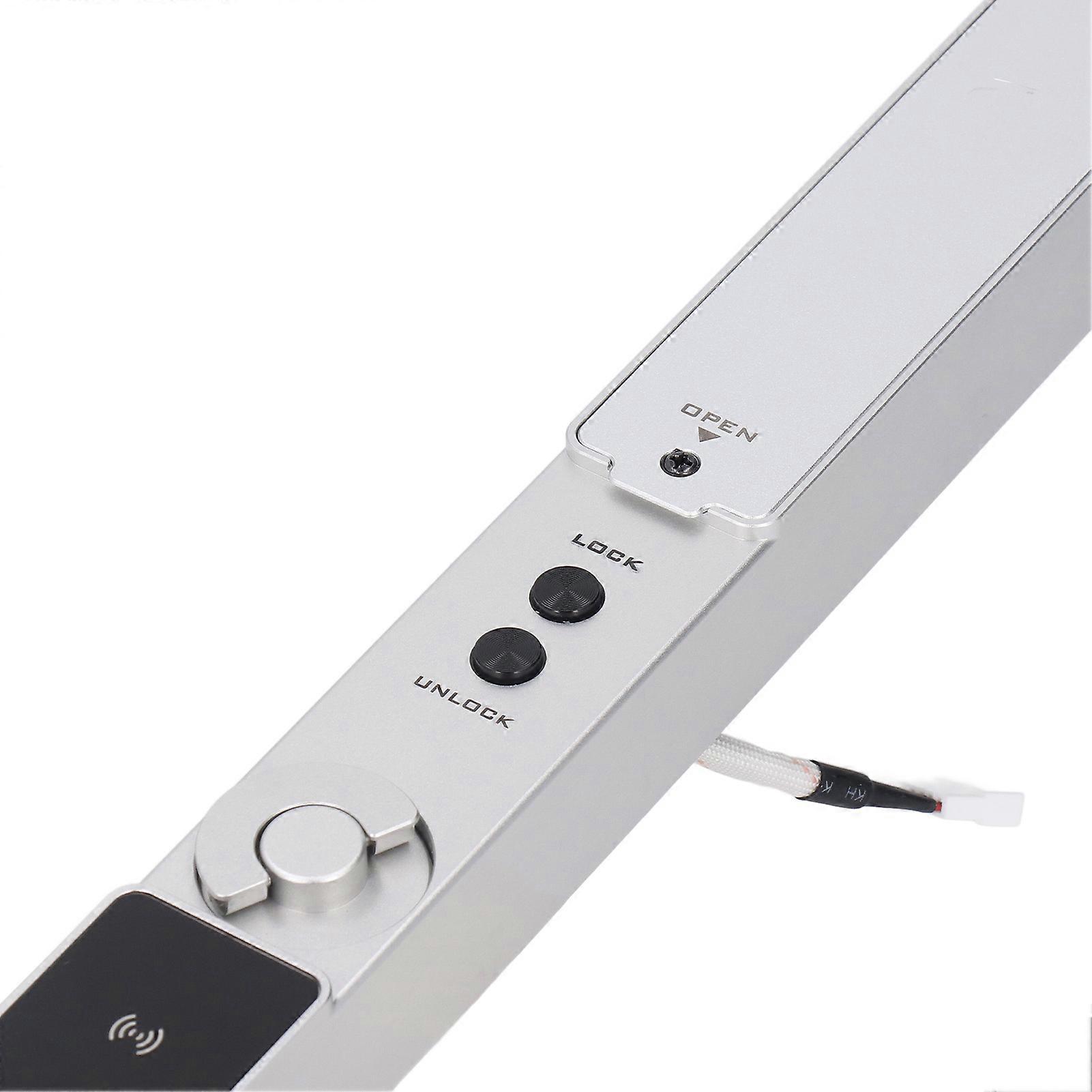 3D Face Recognition Door Lock Fingerprint Password IC Card Unlock Smart WiFi Keyless Entry Video Smart Door Locks Silver