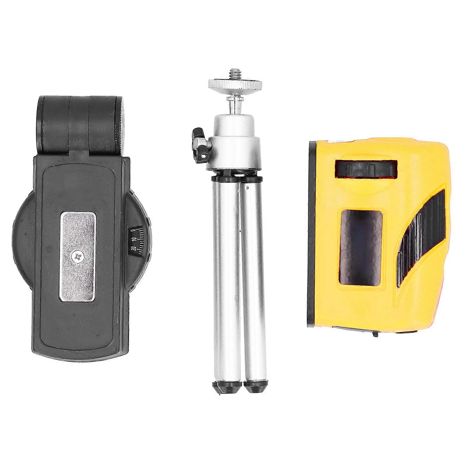 Red Beam Level Tool Durable ABS Convenient Practical Measurement Equipment with Base Tripod