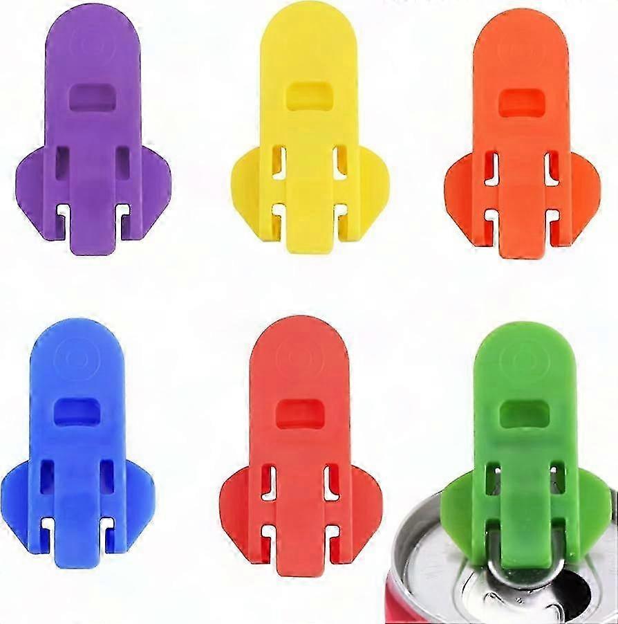 Compact Lid Opener for Cans and Bottles - Ergonomic Plastic Grip for Effortless Opening