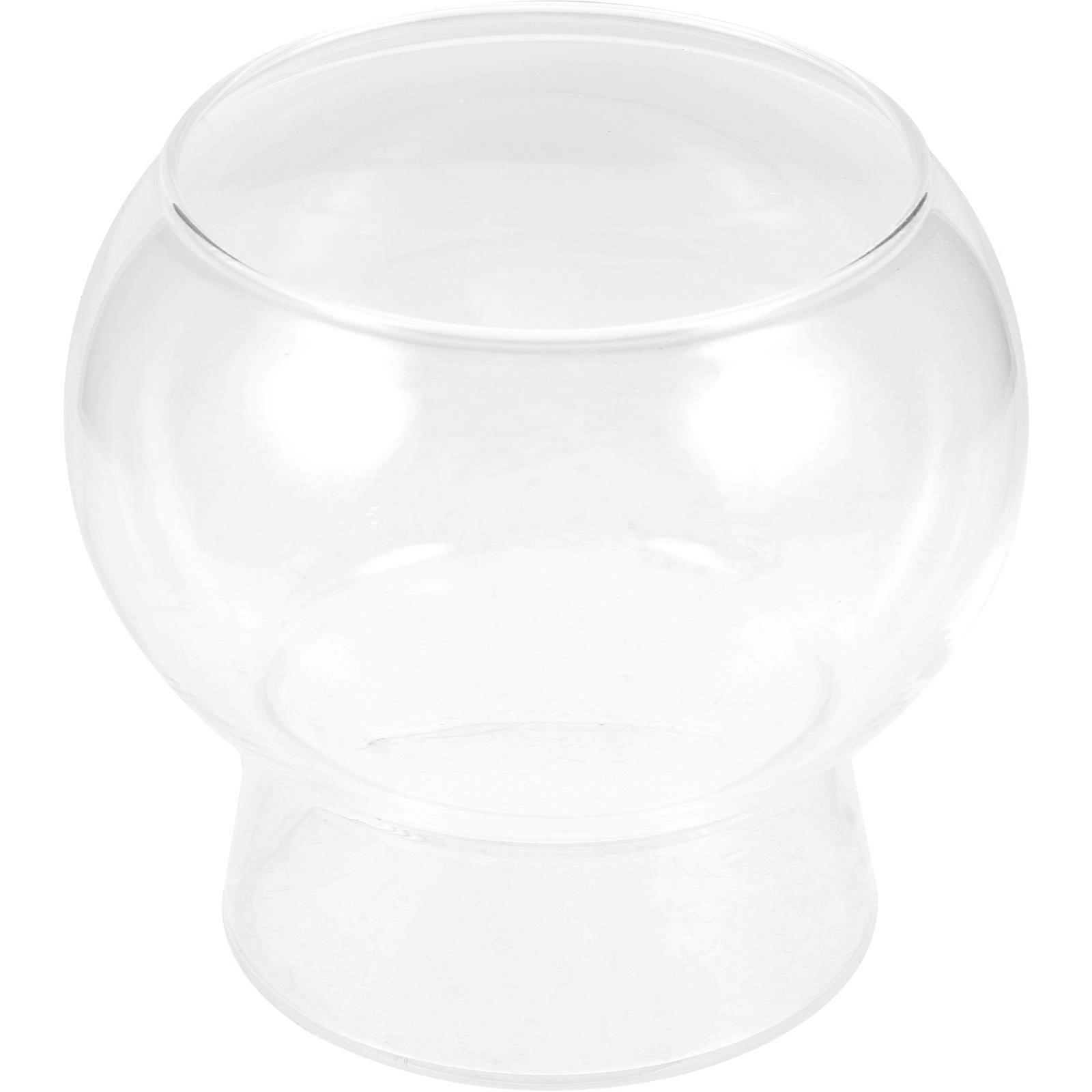 Plats à dessert Bol en verre élégant pour l’affichage de rangement de fête servant 3.14x2.55x2.55in 1Set