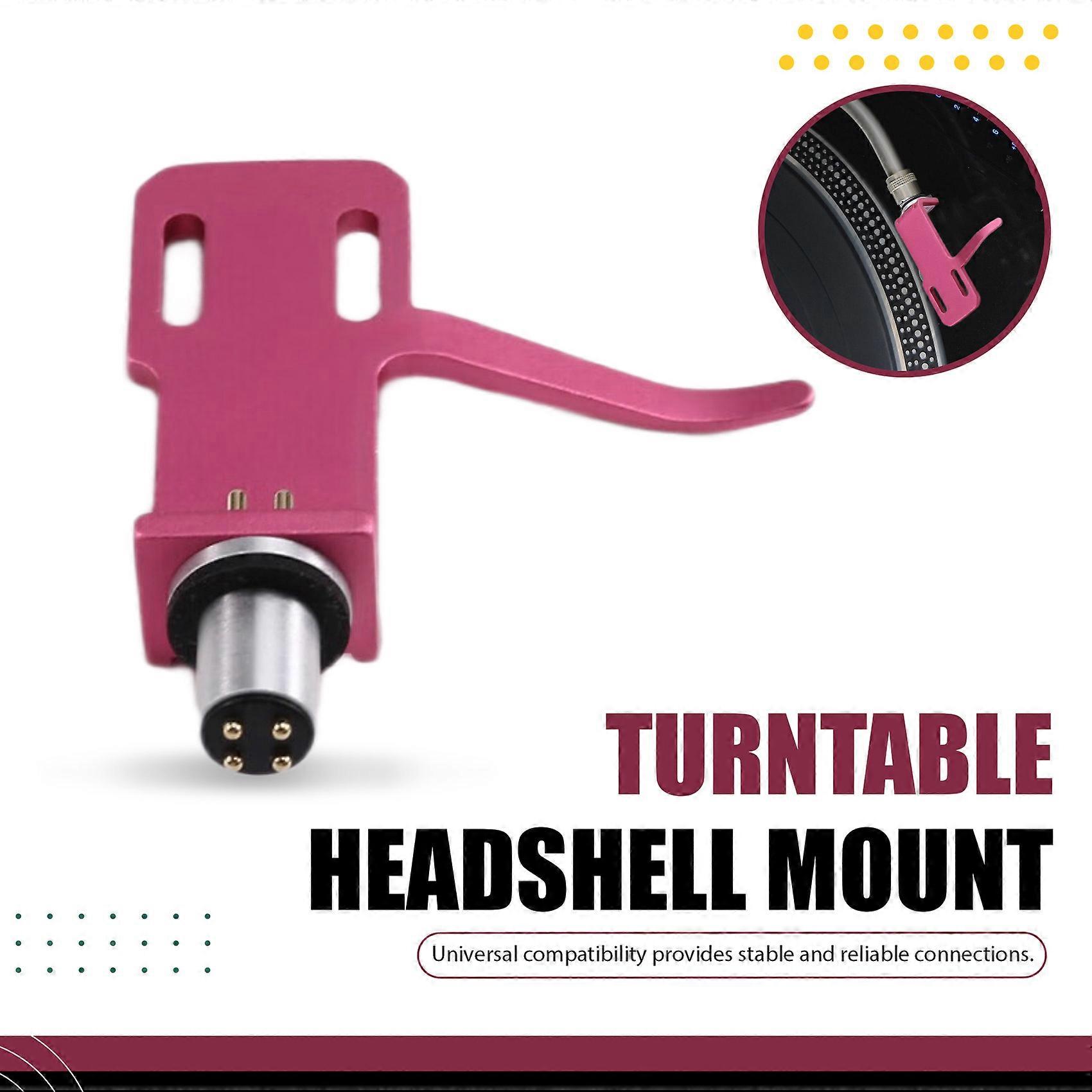 Universal LP Turntable Headshell Mount Phonograph Record Player Replacement Headshell Stylus Lead Wi