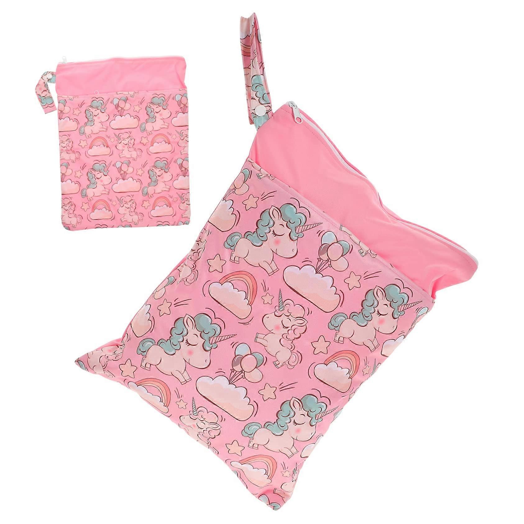 Nappy Storage Bag, Washable Nappies for Baby, Wet and, As Shown1, 40X30X0.5CM