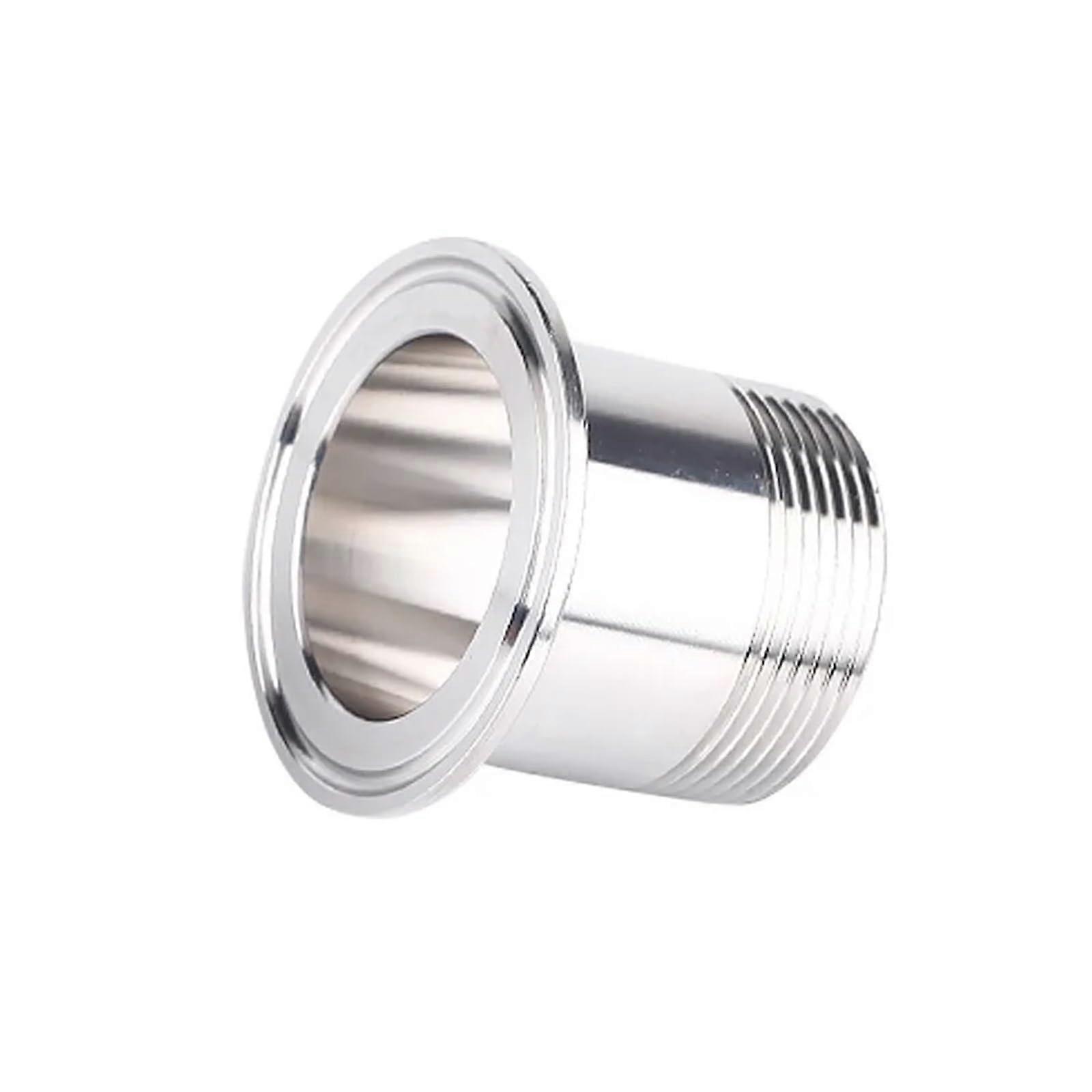 Pipe Fittings Tri Clamp Adapter DN40DN100 Stainless Steel Sanitary Male Thread 1.5' 2' 3' 4' DN40 OD50.5mm