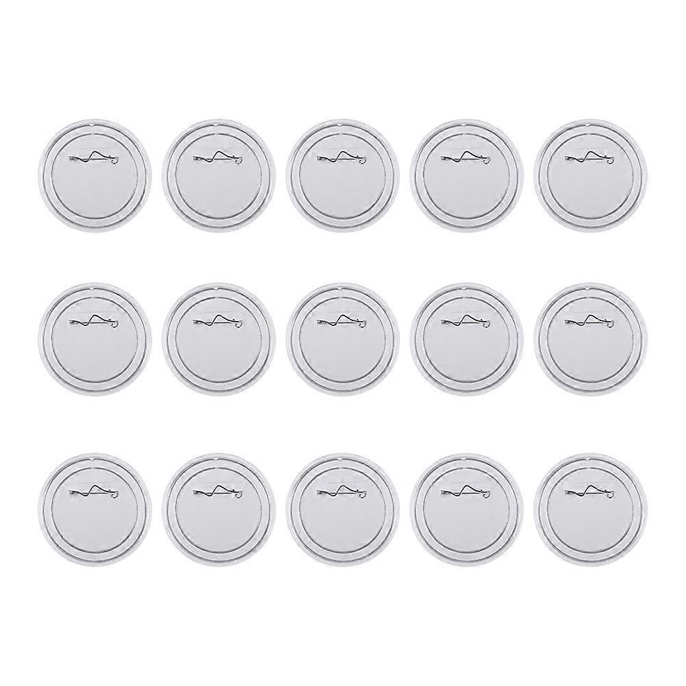 Transparent Acrylic Brooch Pins 15 Piece Set for DIY Crafts, Clothing Decoration, School Activities, and Special Events