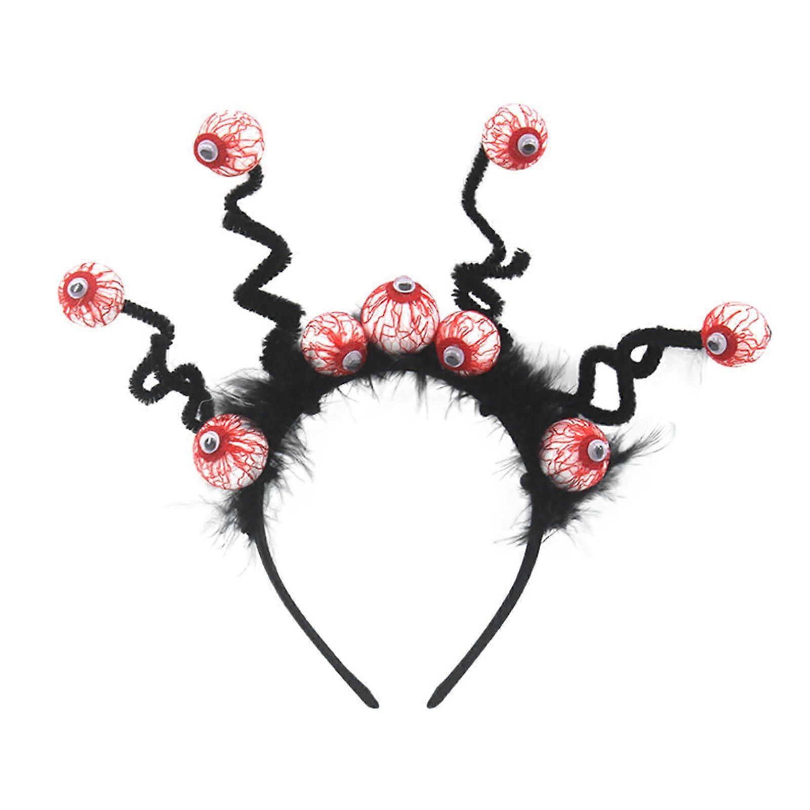 Eyeball Shape Halloween Black Headband Cosplay Costume