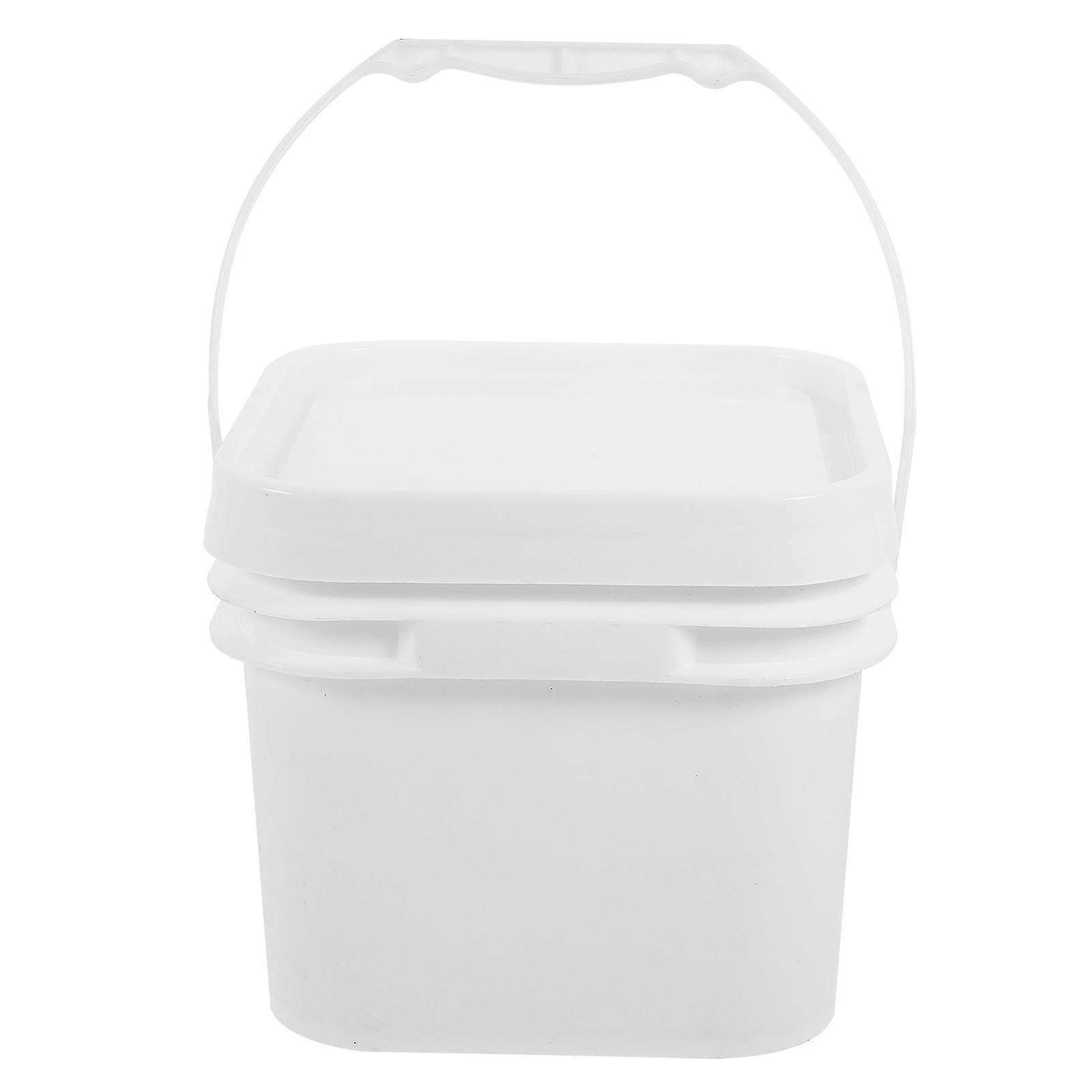 Paint Containers With Lids Plastic Pail for Paint Projects Compact Design Separating 2.5L 1Pcs
