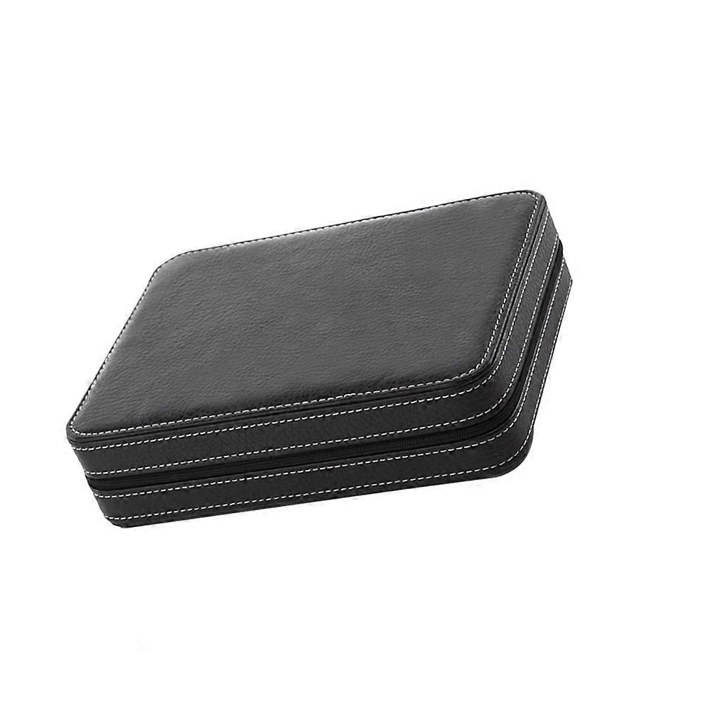 Portable Watch Box Watch Display Organizer Leather Material for Personal Use 1Pack