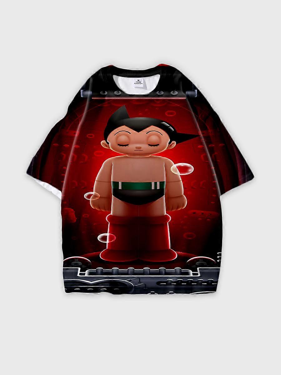 T-shirt short sleeve round neck summer casual loose D816