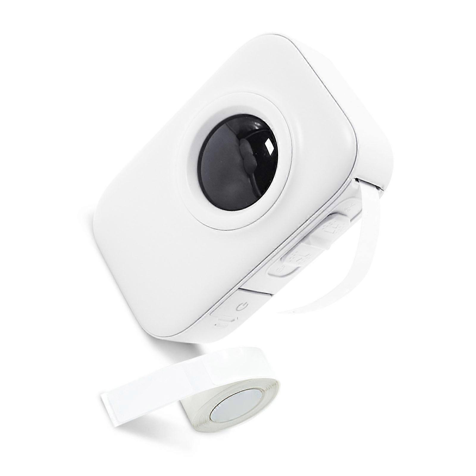 Label Maker Machine with Tape Bluetooth-compatible Label Printer Wireless Label Makers for Organizing Office Home  White