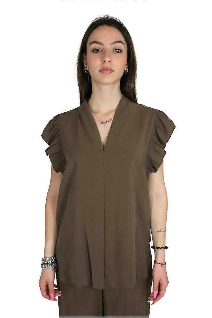 Bluse dke8630 braun
