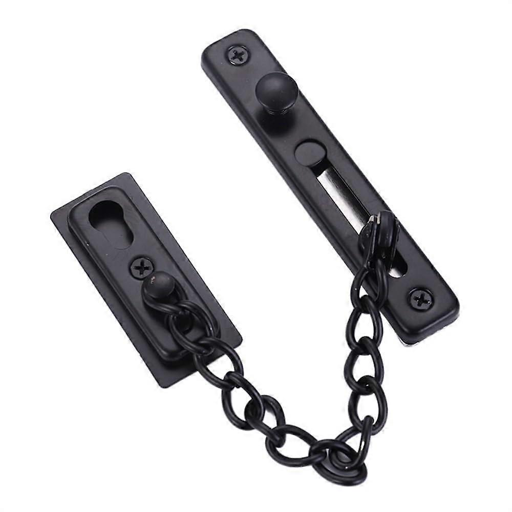 Door Chain Lock Stainless Steel Security Chain Guard Spring AntiTheft Heavy Duty Polished Latch Screw Protection Accessories (Color: 5)