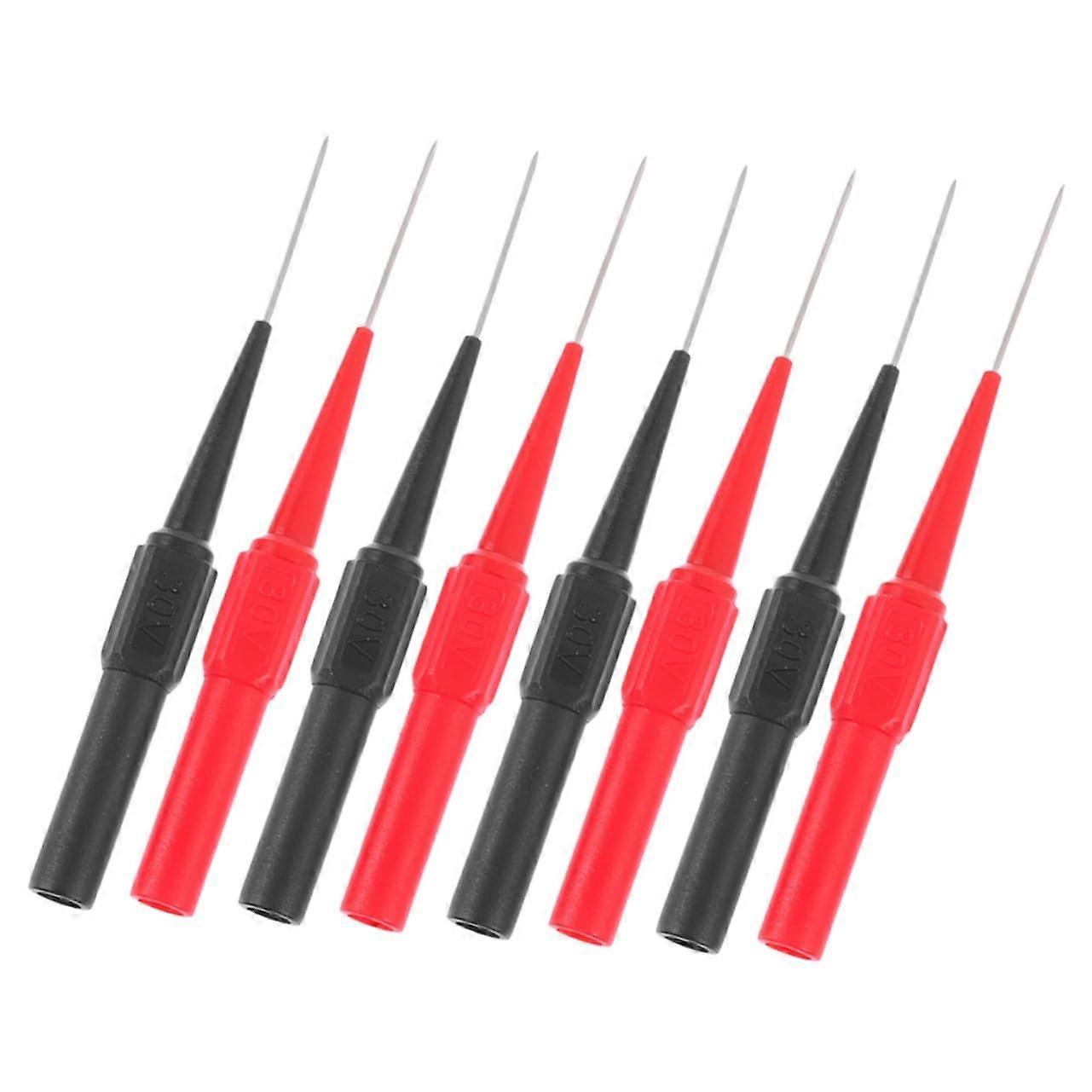 8 pieces multimeter test leads probe tips for multimeter test lead set