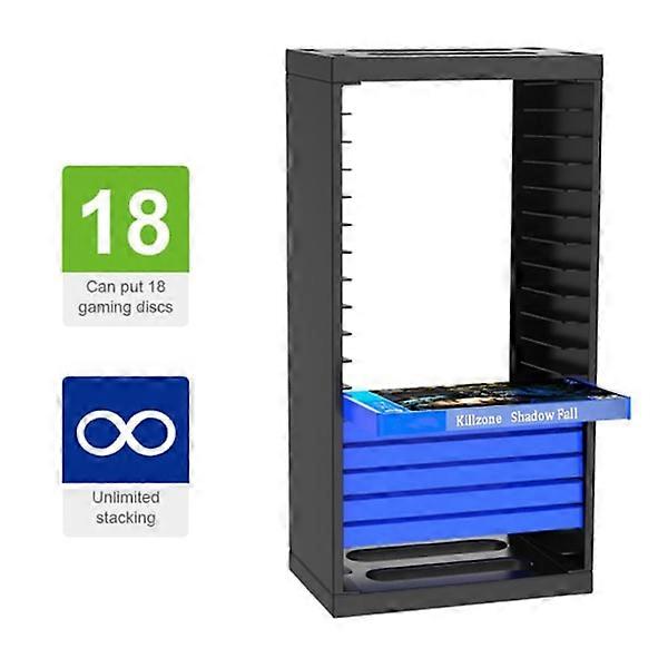 PS4 multi-functional disc storage tower, game disc holder