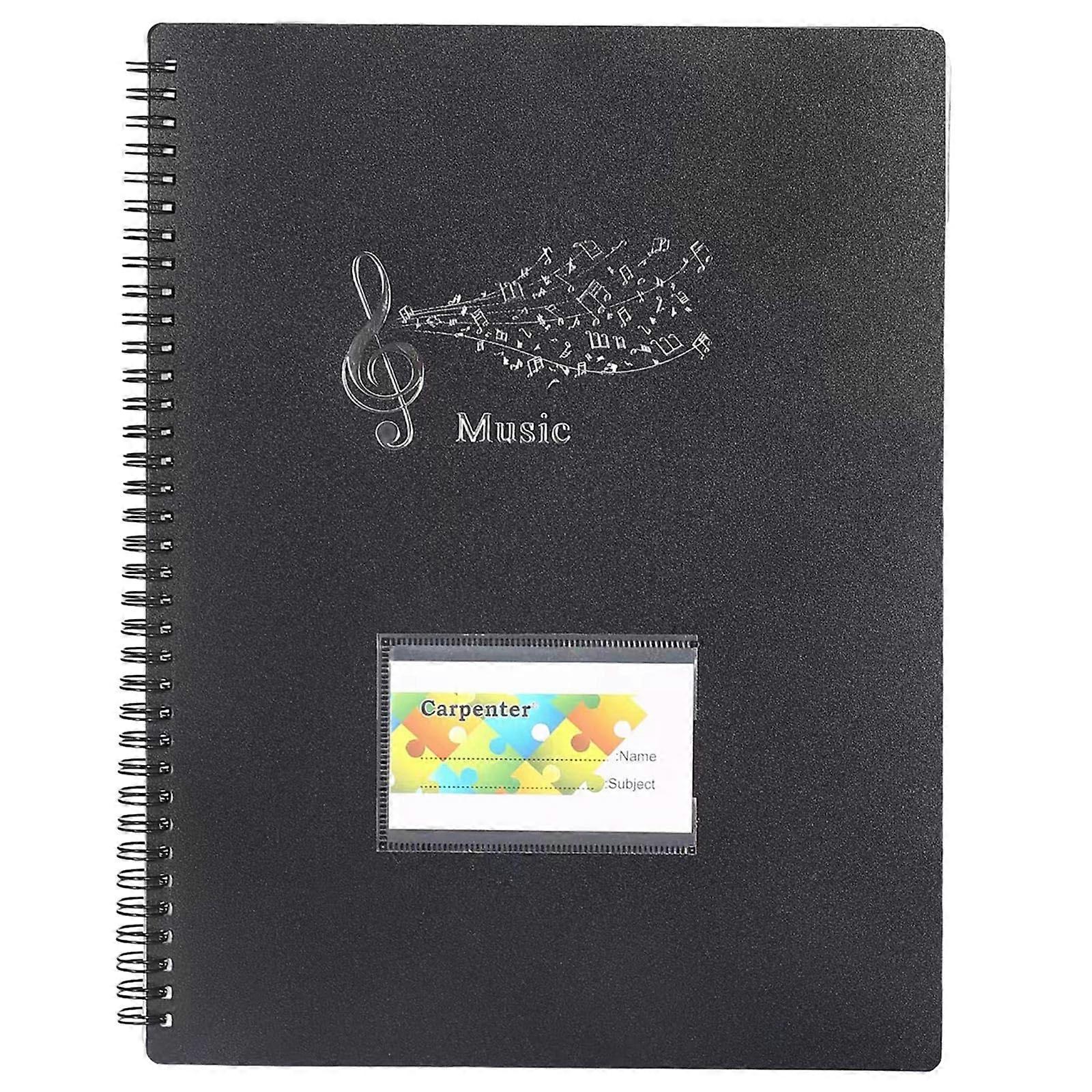 Band Notenhalter Blanks Spiral Music Binder 3-Ring Organizer A4 Size for Sheet Music Storage Easy to Use Type C