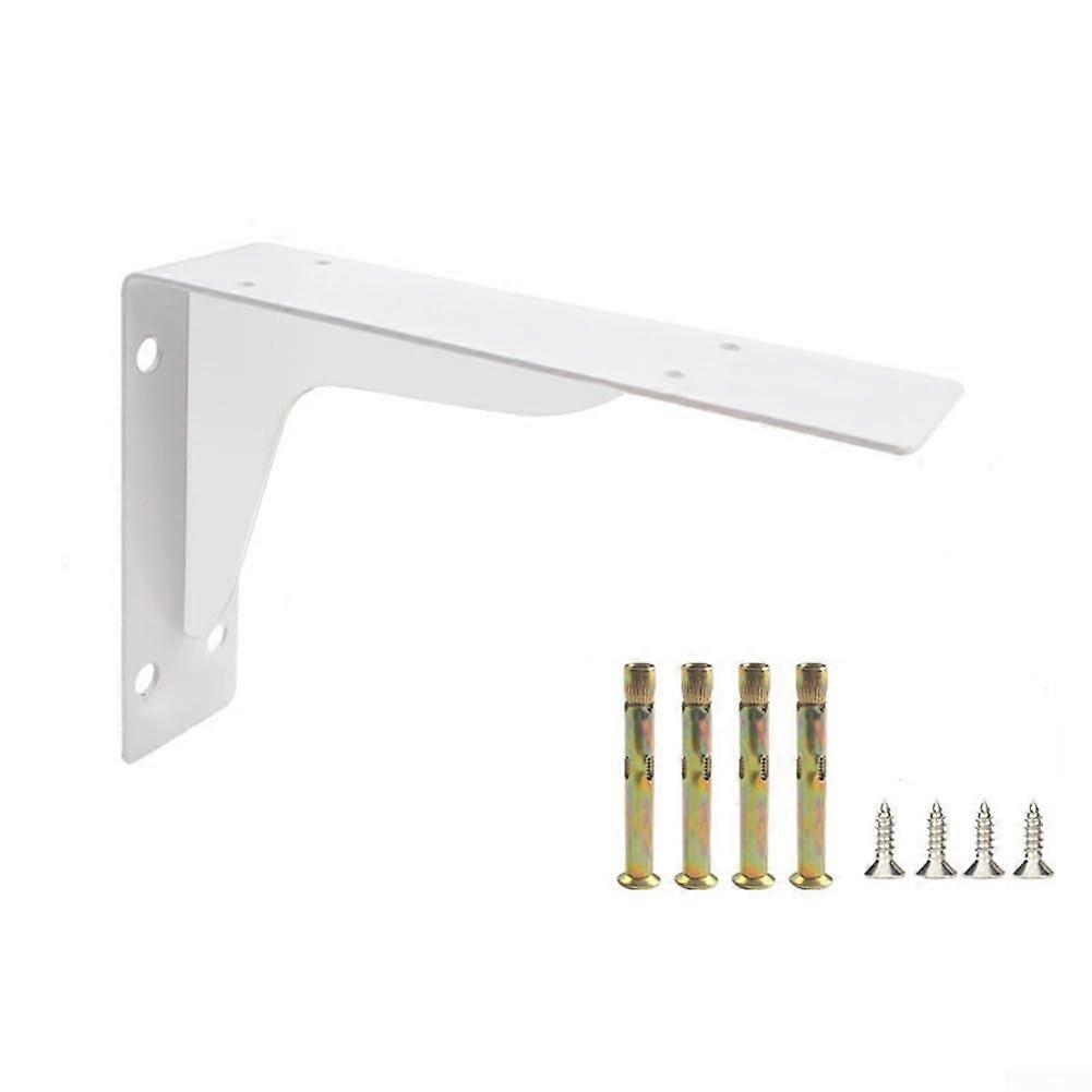 Robust wall bracket, triangular design for strong support of shelves and sinks (30.5 cm).
