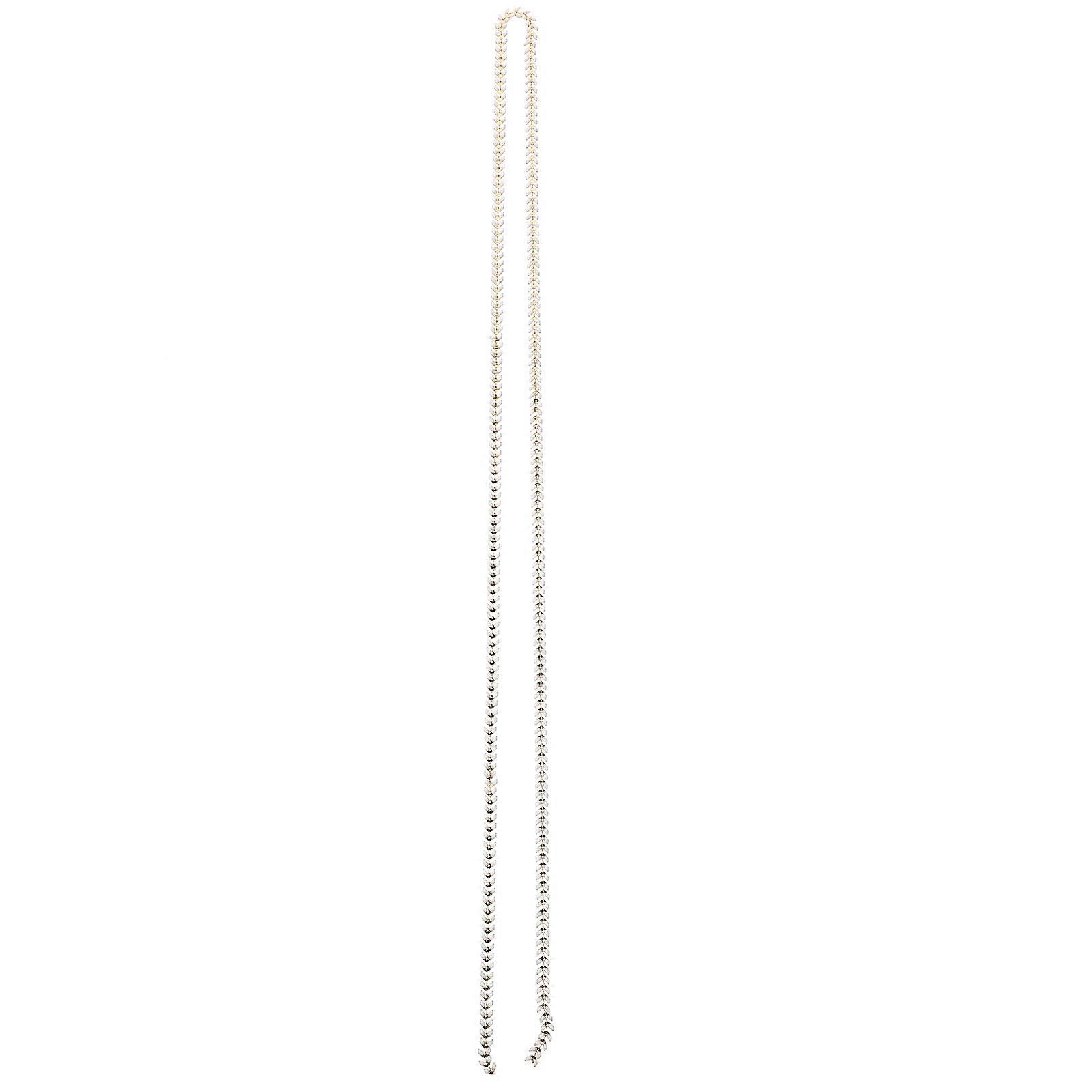 Copper Chain for DIY Crafts Jewelry Making White Color 1 Roll Lightweight Portable for Long Use