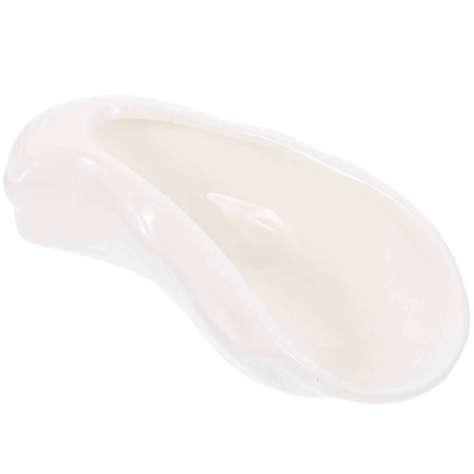 White Ceramic Oyster Shell Plate for Home Perfect for Any Event and Occasion 7.5 inch