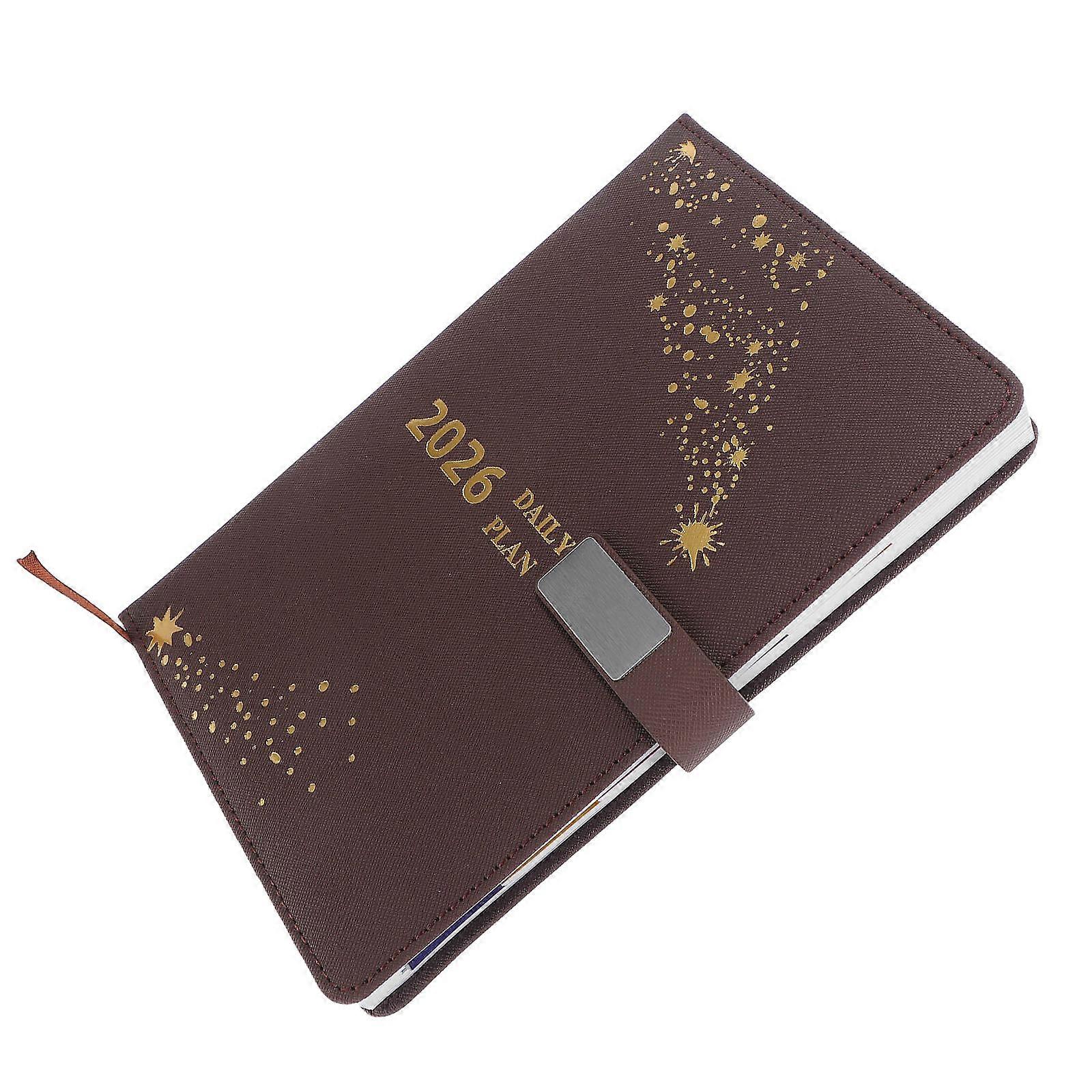 A5 Daily Planner Organizer Minimalist Style Rectangular Shape Note-taking For Professionals On The Go 2026 Edition 1Pcs
