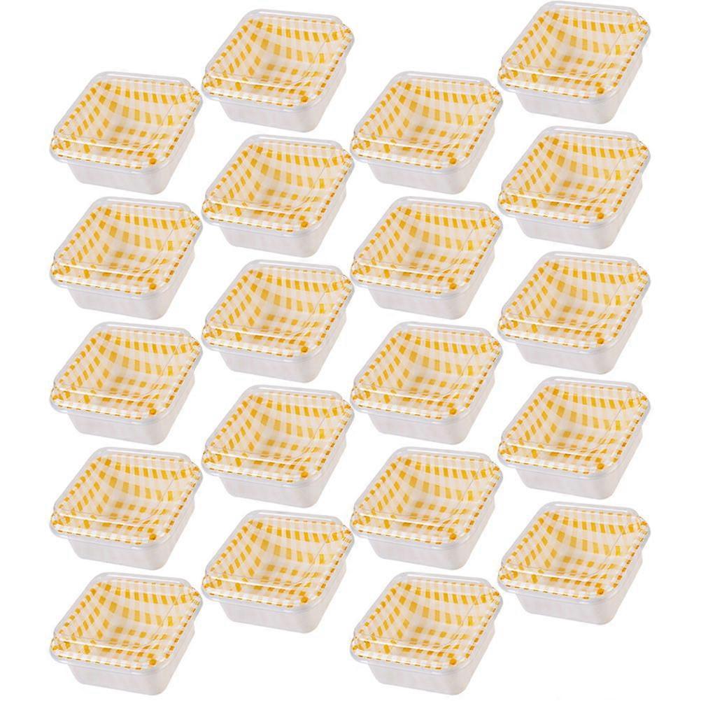 Cake Containers Baked Goods Container PET Material Home Users Business Owners 50Sets