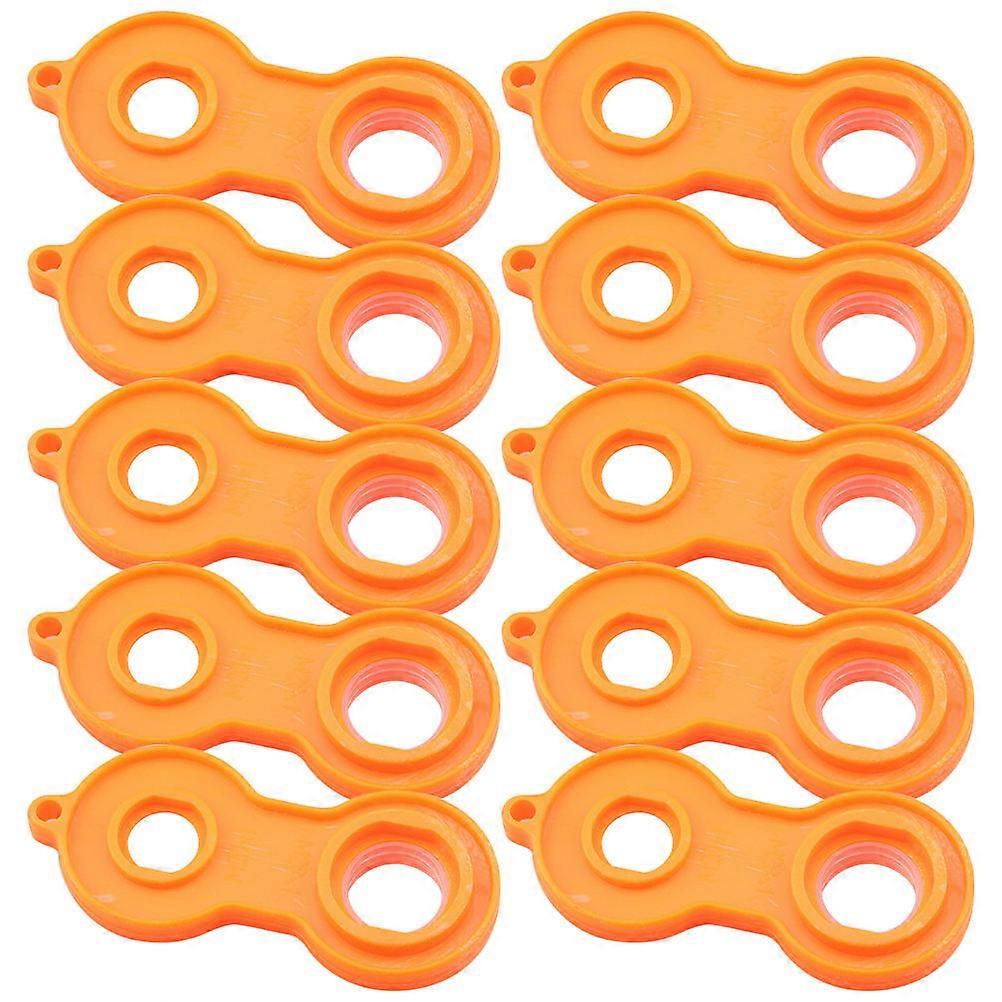 Faucet Wrench for Aerator Removal and Cleaning with ABS Material Orange Color ergonomic design 10pcs