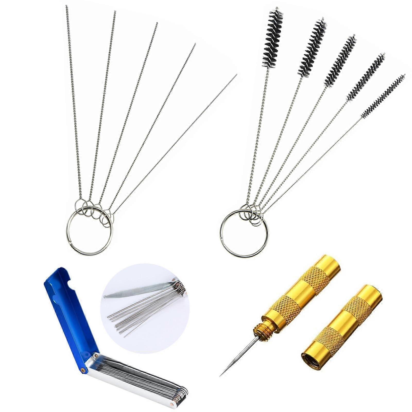 Cleaning tools Indispensable needle and brush key Carburetor cleaner for mechanics