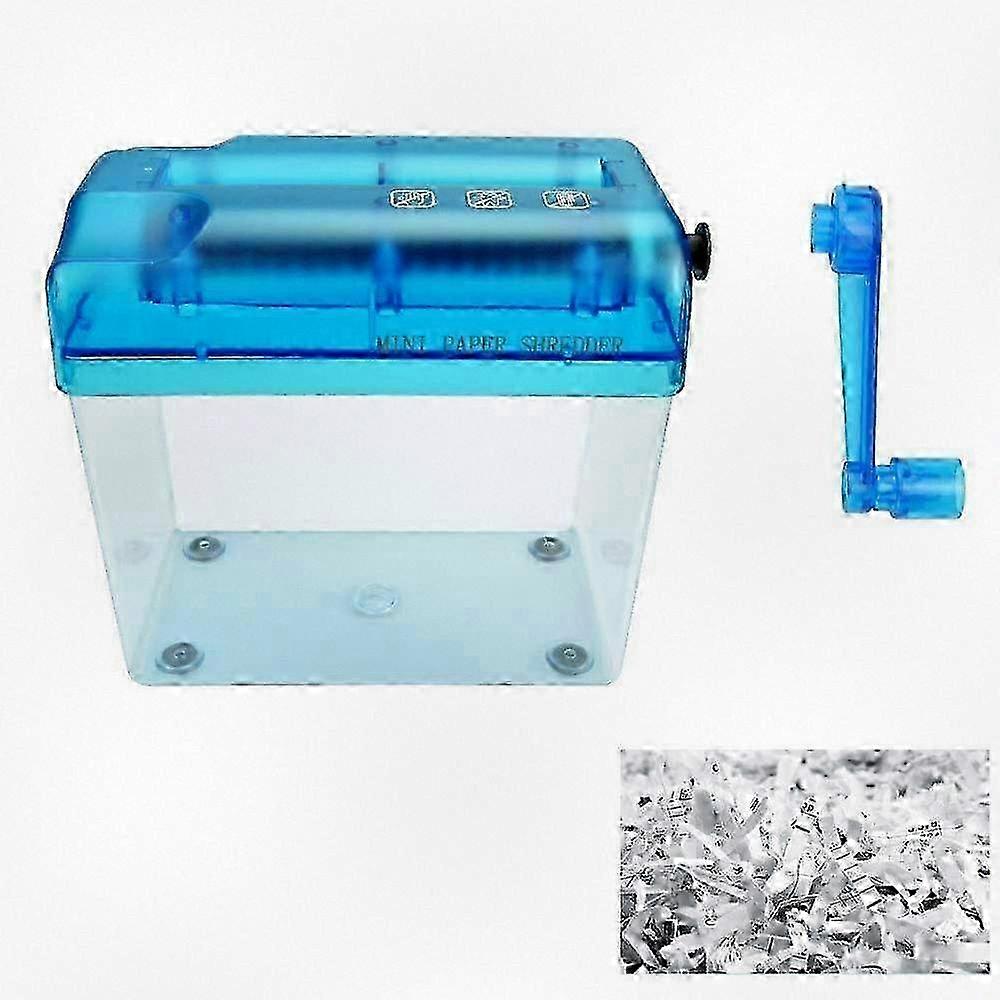 2025 Manual Hand Paper Shredder, Portable Document Shredder A6 Size, Compact Desktop Shredder