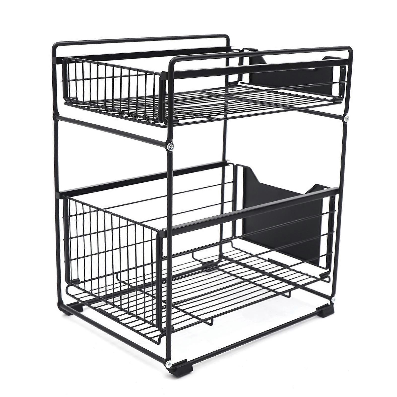 2 Tier Storage Rack Storage Shelf Kitchen Organizer