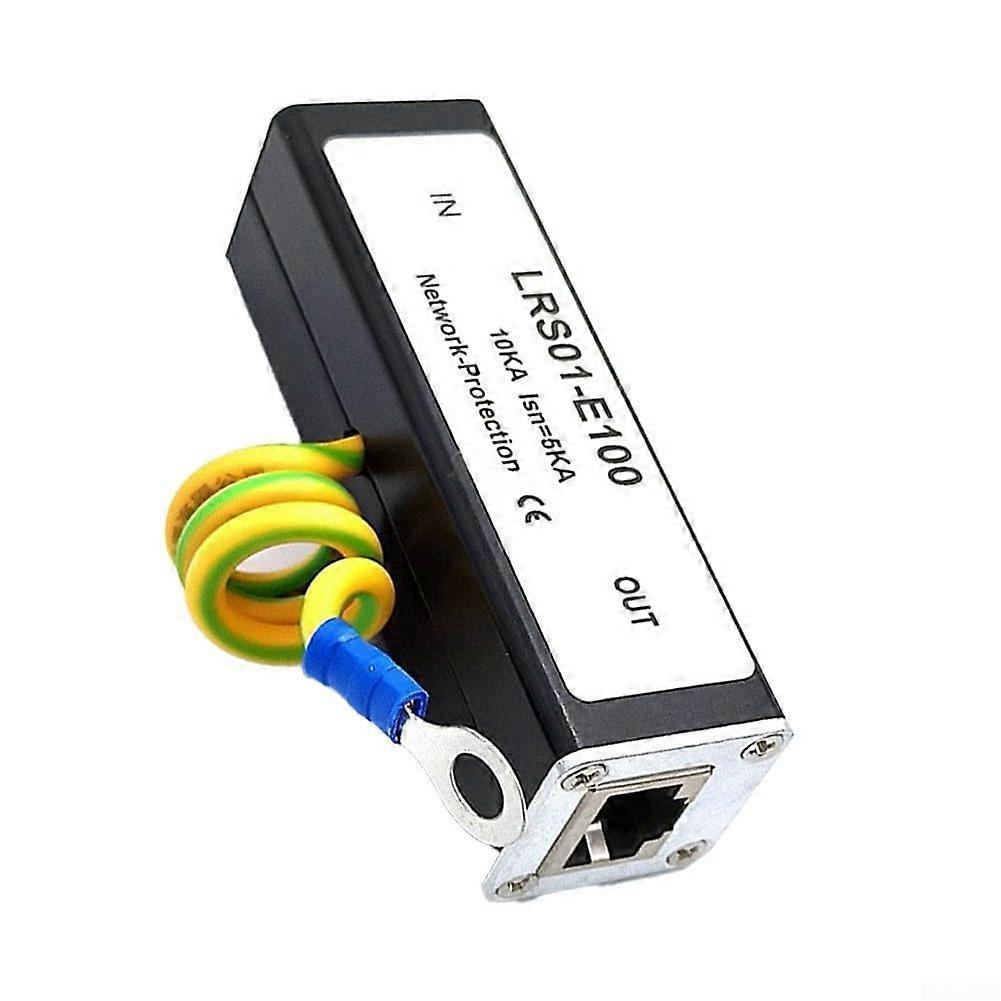 RJ45 Surge Protector Installation-Friendly Compact For PoE Devices Including Cameras And Wireless Systems