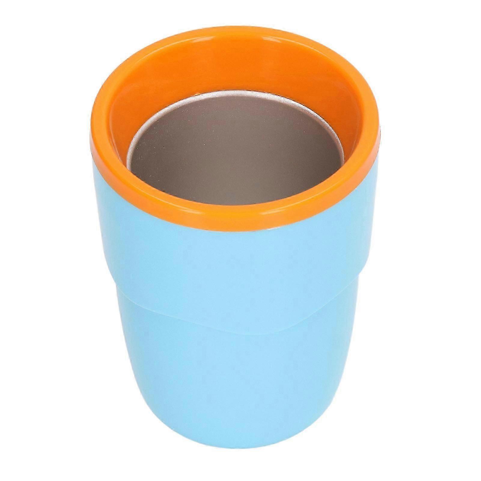 Squeeze Ice Cup Portable Thirst Quencher DIY Slushie Maker Cup for Adults Children 180ml Blue