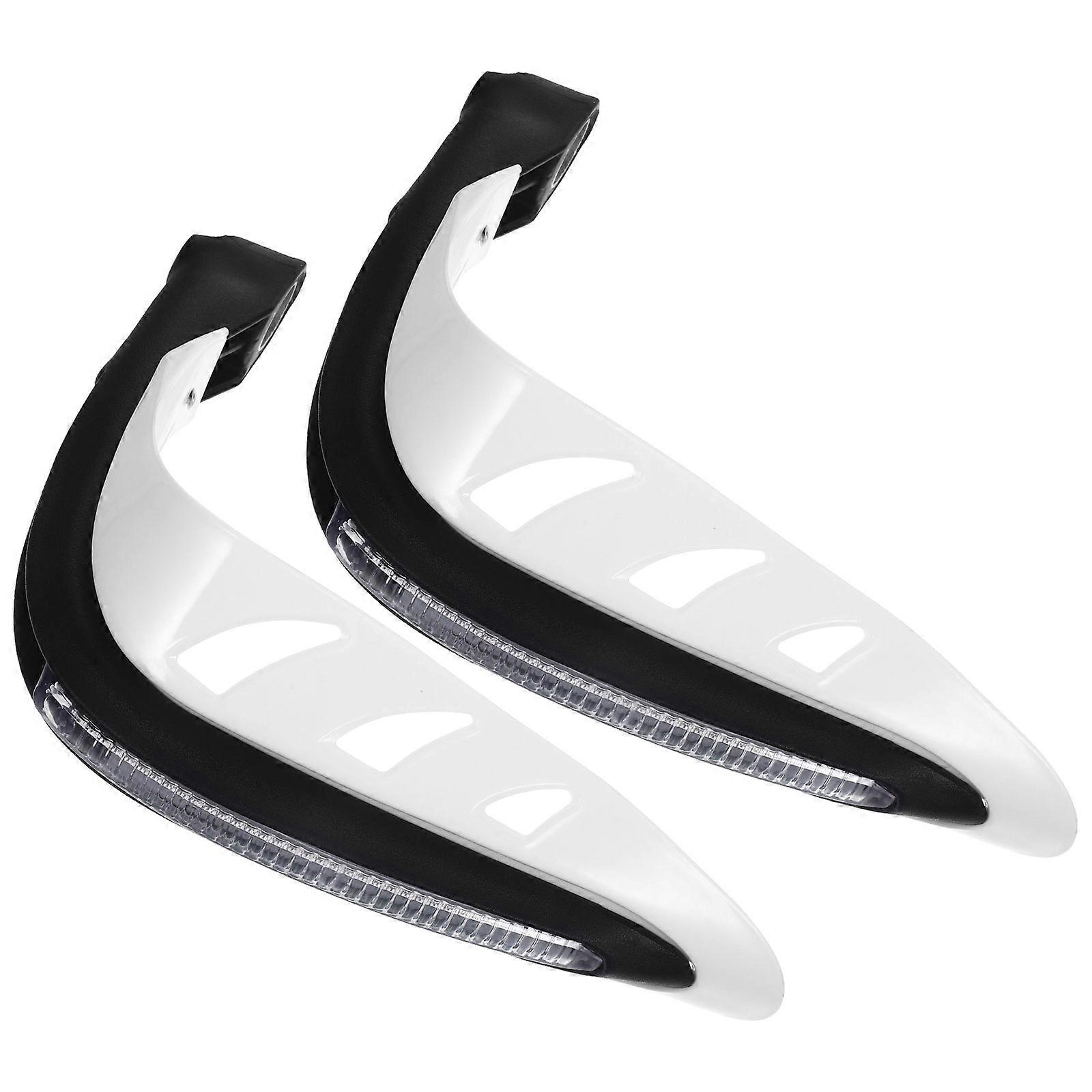 Motorbike Handguard 2Pcs Equipped Handlebar Protector Suitable For DIY Modification White