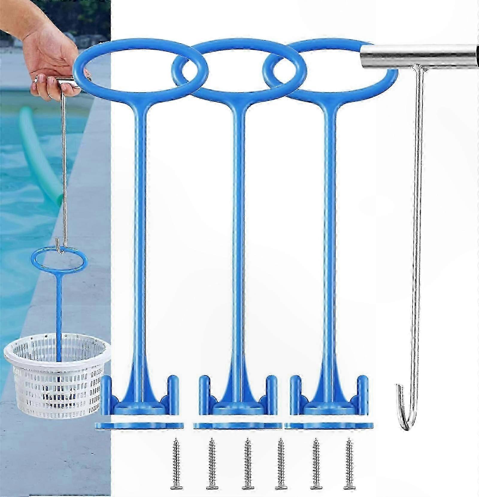 Universal Pool Skimmer Basket Handle for Debris Removal and Clean Hands