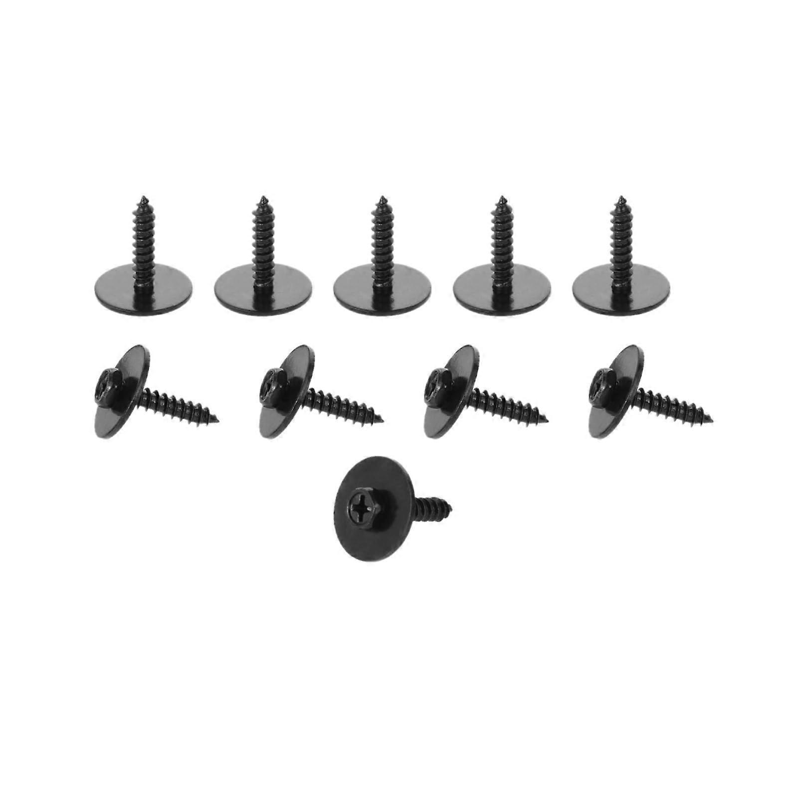 Winglet Diffusor M5 4mm 5mm Hex Screws 10 Pieces Self-Tapping Screws With Washers For Front Bumper And Side Skirts