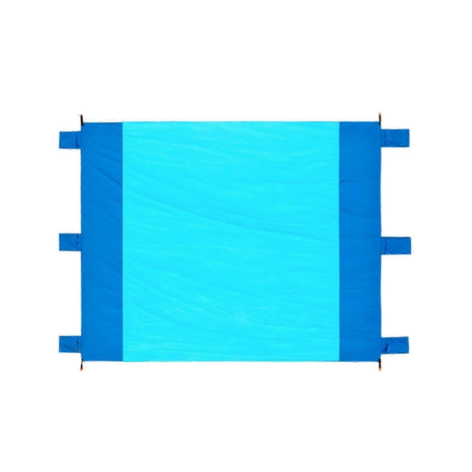 TTMA S Double color Portable Sand Beach Mat Sand Free Pocket Picnic Mat Camping Blanket Waterproof