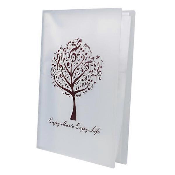 Music folder document folder paper file for music lovers #1 white - Sheet Music Organizer