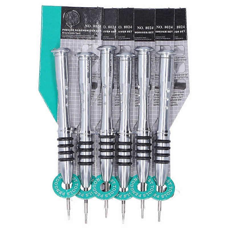 6Pcs 0.8/1.2 Pentalobe Screwdriver Chrome Vanadium Stainless Steel Hand Electronic Repair Tool