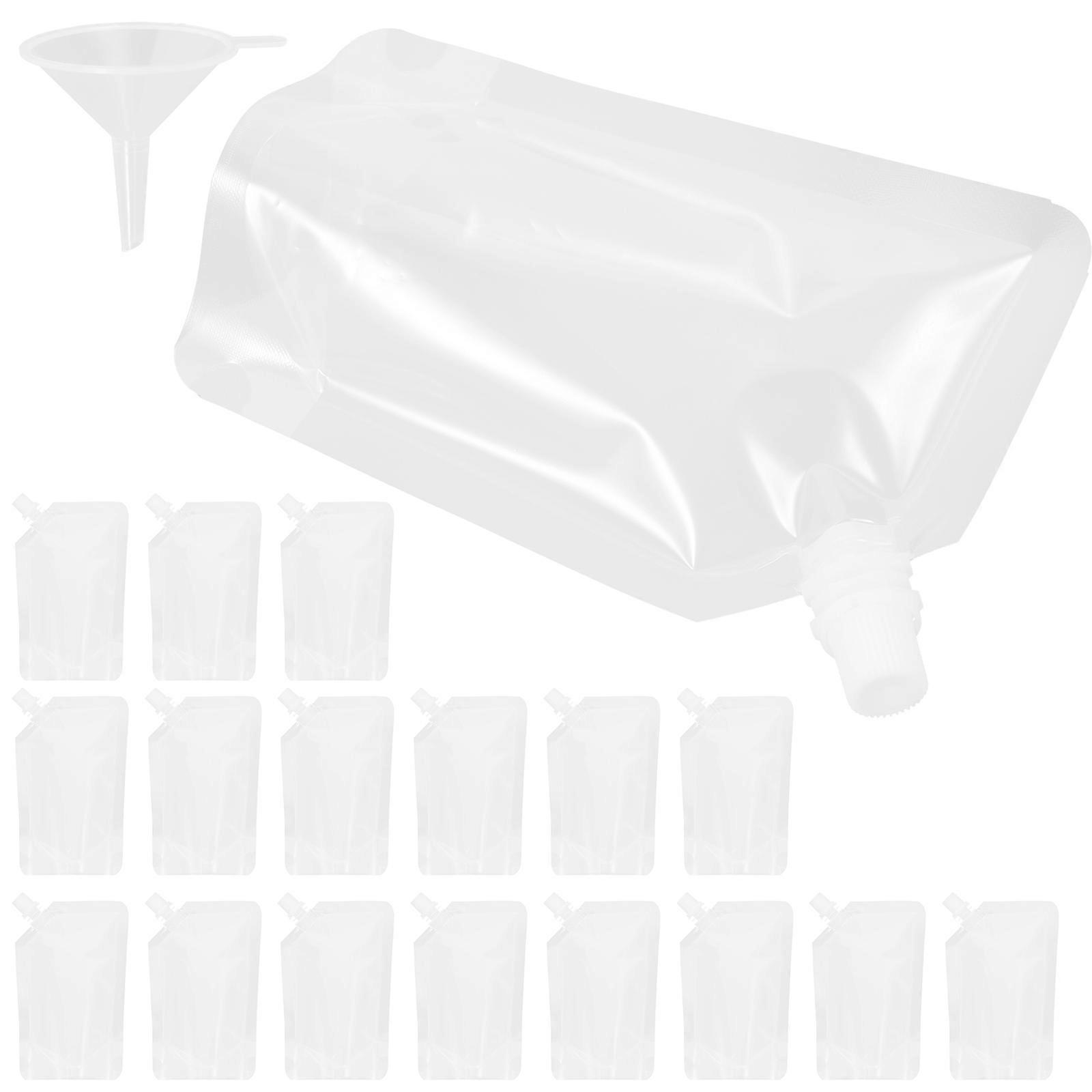 Beverage Bag Juice Holder for Picnic Reusable Leakproof Drinking Bags 17x12cm 350ml 1 Set