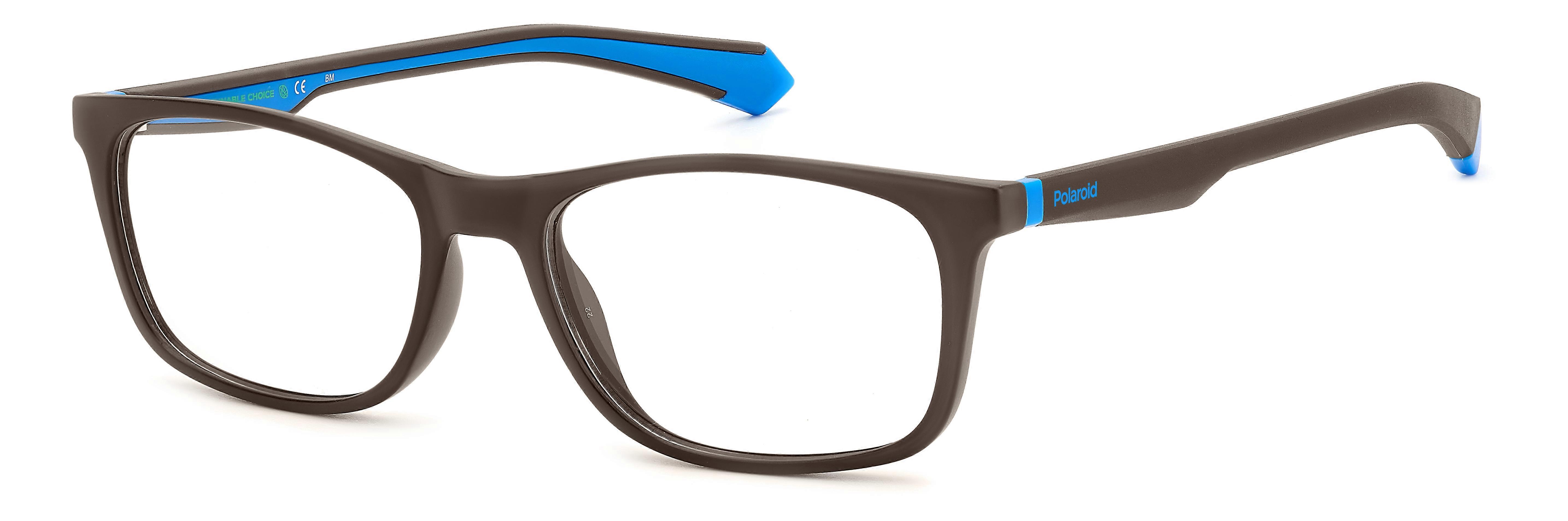 Eyewear Frames POLAROID PLD D478 3LG BROWN BLUE 54/17/145 MAN