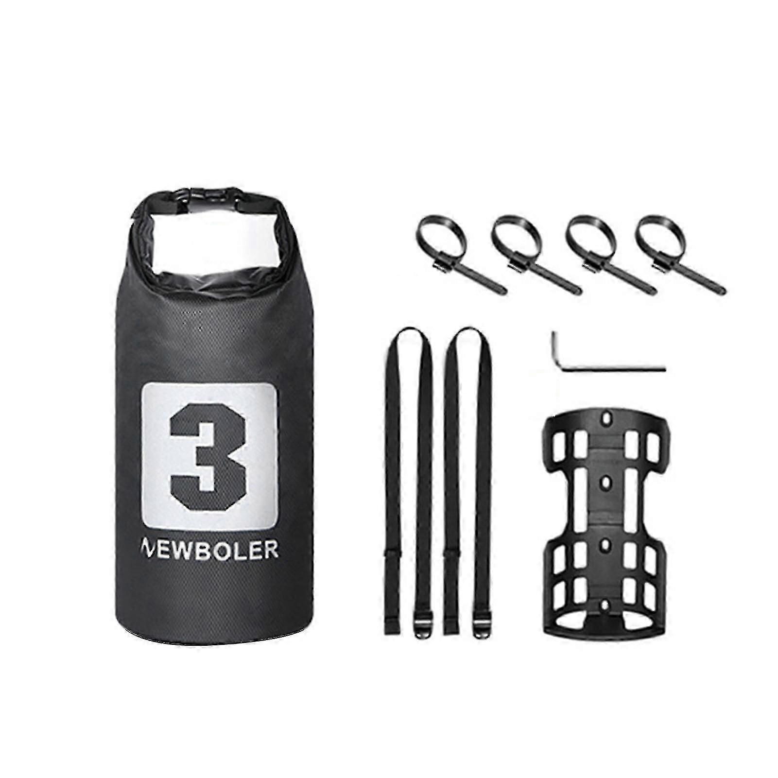 Compact Bike Fork Bag - 3L/7L Dry Storage for Mountain & Road Cycling Gear